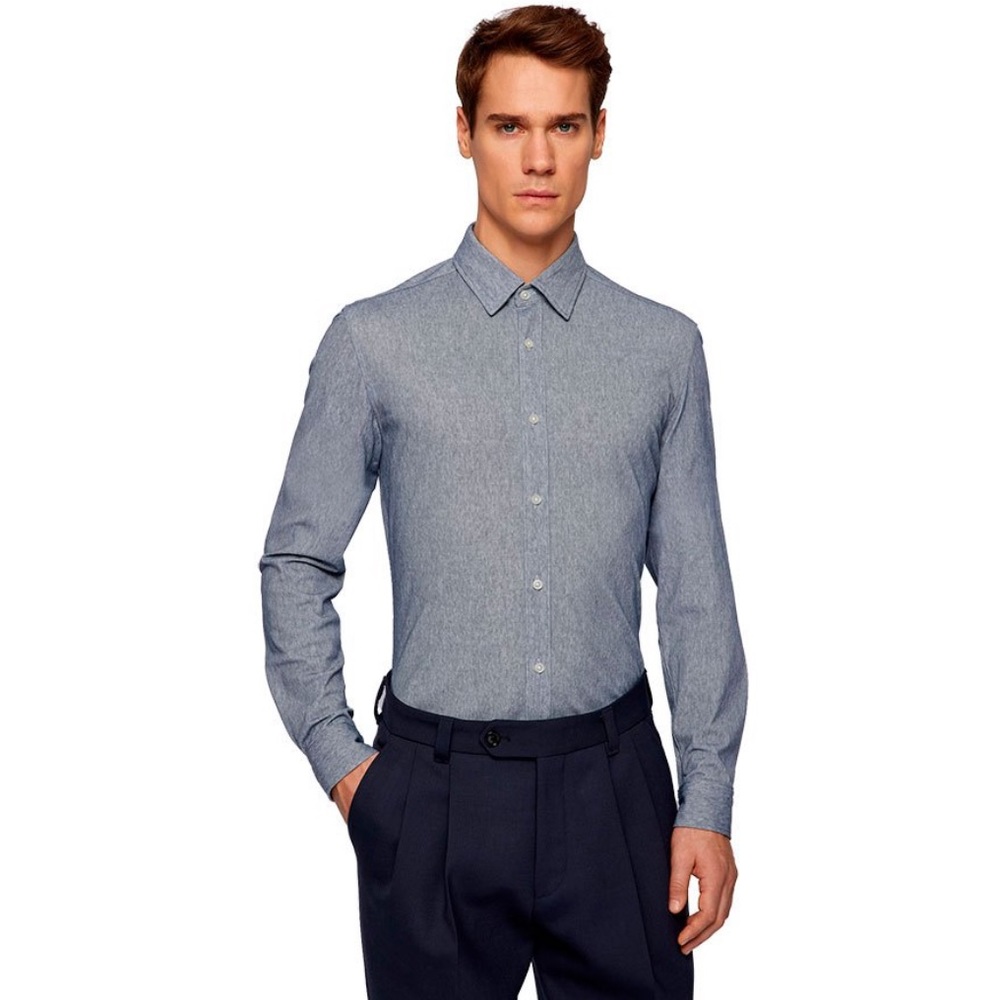 BOSS Lukas Regular Fit Long Sleeve Shirt.